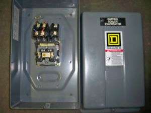 Square D Lighting contactor 8903 L030 w/ enclosure 120v  