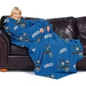 Orlando Magic Adult Comfy Throw Blanket with Sleeves  