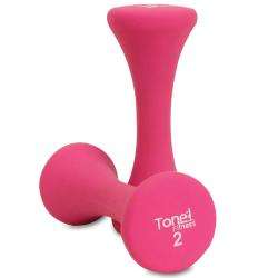 Tone Fitness 2 pound Dumbbell Weight Set  Overstock