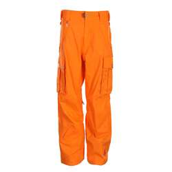Sessions Womens Flight Orange Cargo Snowboard Pants  