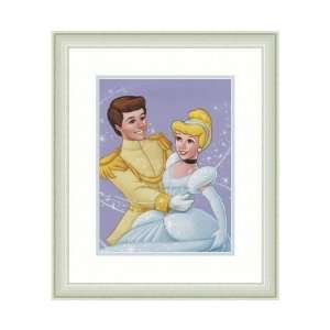  Disney Framed Art Cinderella and Prince Charming