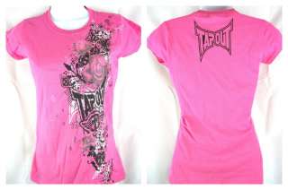 TAPOUT Pink Rose Womens Short Sleeve T shirt New  
