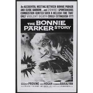 The Bonnie Parker Story Poster B 27x40 Dorothy Provine Jack Hogan 