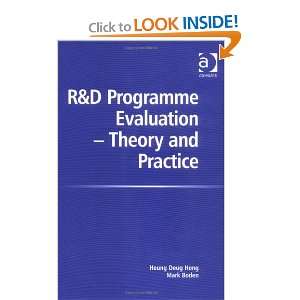  R&d Programme Evaluation Theory and Practice 
