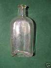 antique clear glass medicine bottles  