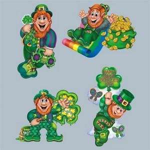  S&S Worldwide St. Patricks Day Leprechaun Cutouts (Pack 