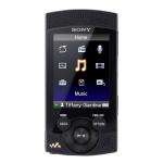 NEW Sony NWZ S545B Walkman 16GB MP3 Player   Black 027242778962  