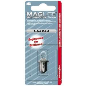   Star Xenon Replacement Lamp for MagLite 4 C & 4 D Cell Flashlights