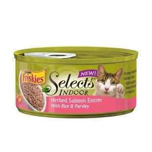  Friskies Selects Indoor Herbed Salmon Entre with Rice and 