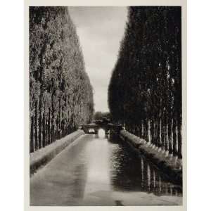  1927 Canal Kanal Cerons France Print Martin Hurlimann 