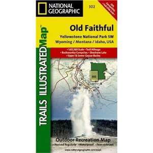   National Park SW   Old Faithful Trail Map [Map] Trails Illustrated