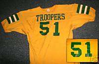 TOLEDO TROOPERS female football jersey NWFL 1970s rare  