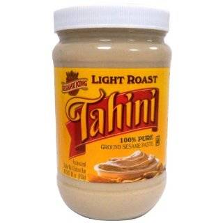 Sesame King Tahini Paste, 16 Ounce Jars (Pack of 4):  