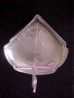 Vintage Aluminum B.W. Buenilum Leaf Shaped Tray Dish  