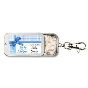  Wedding Favors Blue Gift Wrap Baby Shower Design Personalized Key 
