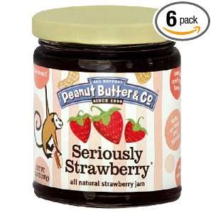 Peanut Butter and Co Jelly, Seriously Strawbry, 10.50 Ounce (Pack of 6 