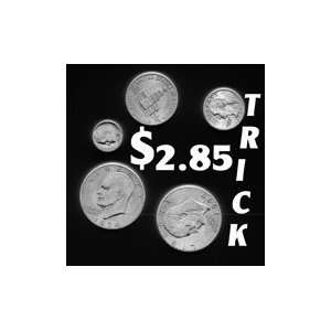   Dollar Eighty Five Trick Coins Magic Money Set Easy 