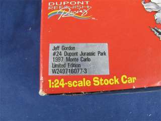 Jeff Gordon Jurassic Park Diecast Monte Carlo Toy Bank  