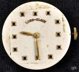 Lord Elgin Wrist Watch 14K Yellow Gold Keeps Time  