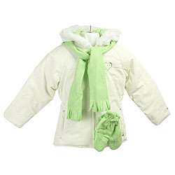 Amy Byer Girls White Quilted Jacket  Overstock