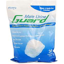 Male Urine Guard, 30 ct  Overstock