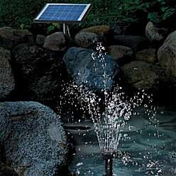 Large AC/Battery/Solar Outdoor Fountain Pump 340029  