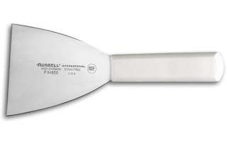 Dexter Russell Griddle Scraper   White Handle   4  