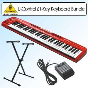  Behringer UMX610 U Control 61 Key USB MIDI Controller Keyboard 