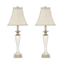 Indoor 1 light Mirror Mosaic Table Lamps (Set of 2)  