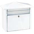 White Wall  or Post mount Mail House Mailbox Compare $95 