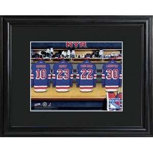  New York Rangers NHL Locker Room Personalized Print 
