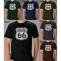 Los Angeles Pop Art Mens Route 66 T shirt  