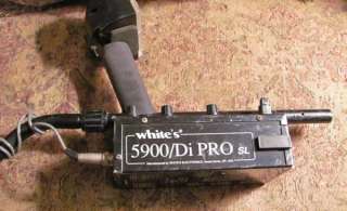 Whites 5900/Di Pro SL Metal Detector ~ for parts only  