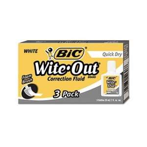  Wite Out Quick Dry Correction Fluid, 20 ml Bottle, White 