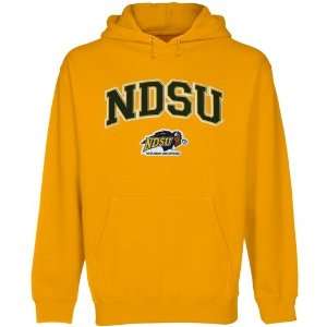  NCAA North Dakota State Bison Gold Logo Arch Applique 