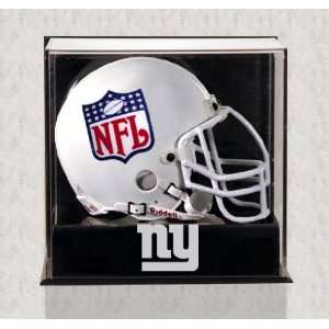  Wall Mounted New York Giants Logo Mini Helmet Display Case 
