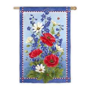  Floral Decorative 13 x 18 Garden Flag Banner: Patio 