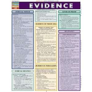    BarCharts  Inc. 9781423201700 Evidence  Pack of 3