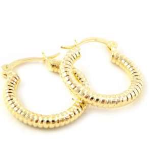  Hoops plated gold Chorégraphie golden 2 cm (0. 79). Jewelry