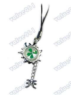 Lucky Real Irish 4 Four Leaf Clover Pisces mobile strap  