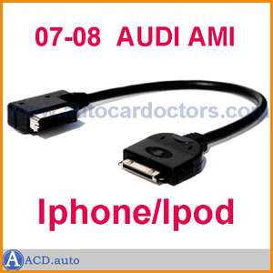 4F0051510E 07 08 AUDI A4 A5 S5 A6 A8 Q7 IPOD IPHONE AMI MMI CABLE 
