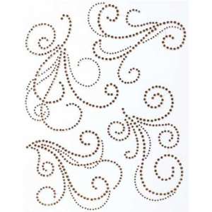  Prima Flowers Say It In Crystals Swirl Embellishments 