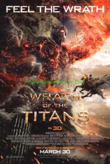 WRATH OF THE TITANS MOVIE POSTER NEW  2ND ADVANCE DS 27x40 SAM 
