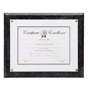  Award A Plaque with Blank Certificate, Plexi Cover, 10 1/2 