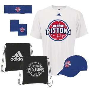  Detroit Pistons To The Court 5 Piece Combo Pack: Sports 