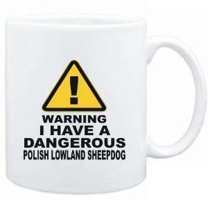   WARNING  DANGEROUS Polish Lowland Sheepdog  Dogs