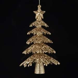   24 Gold Glitter Christmas Tree Christmas Ornaments 7 Everything Else