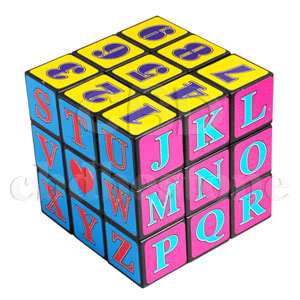 COLORS NUMBER PUZZLE GAME BRAIN TEASER MAGIC CUBE TOY  