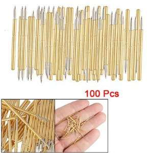   P100 B Spear Tip Spring Testing Probes Pin Gold Tone: Home Improvement