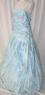 Gorgeous Ball Gown Dress Party Prom Evening B Blue XL  